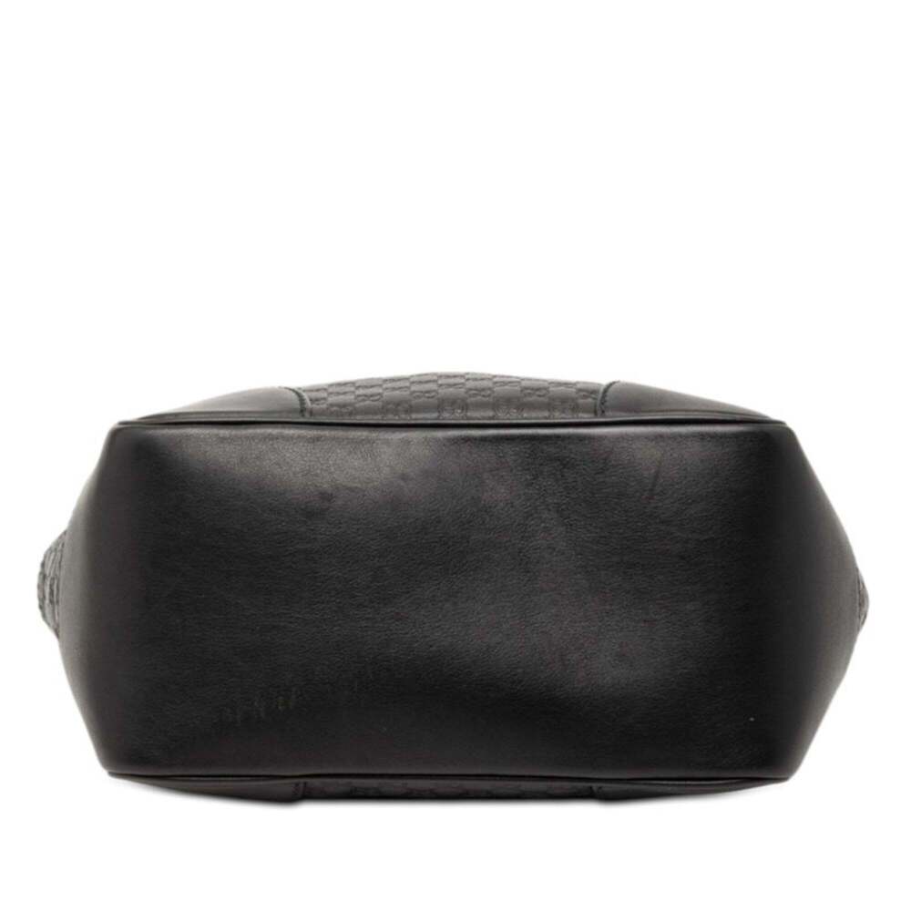 GUCCI Authentic Black Leather Shoulder Bag - Picture 3 of 6
